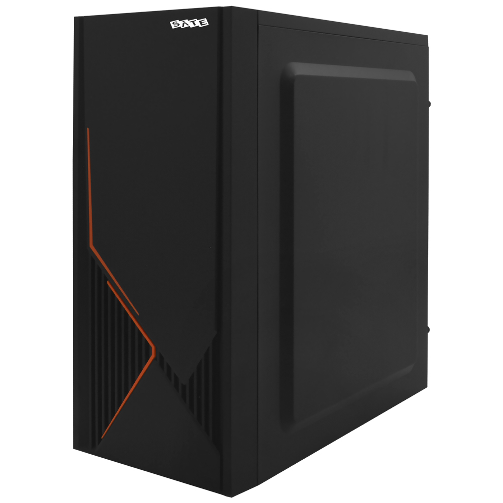 Gabinete Kit Satellite K707 Fonte 200W / Mouse / Speaker / Teclado Português - Preto