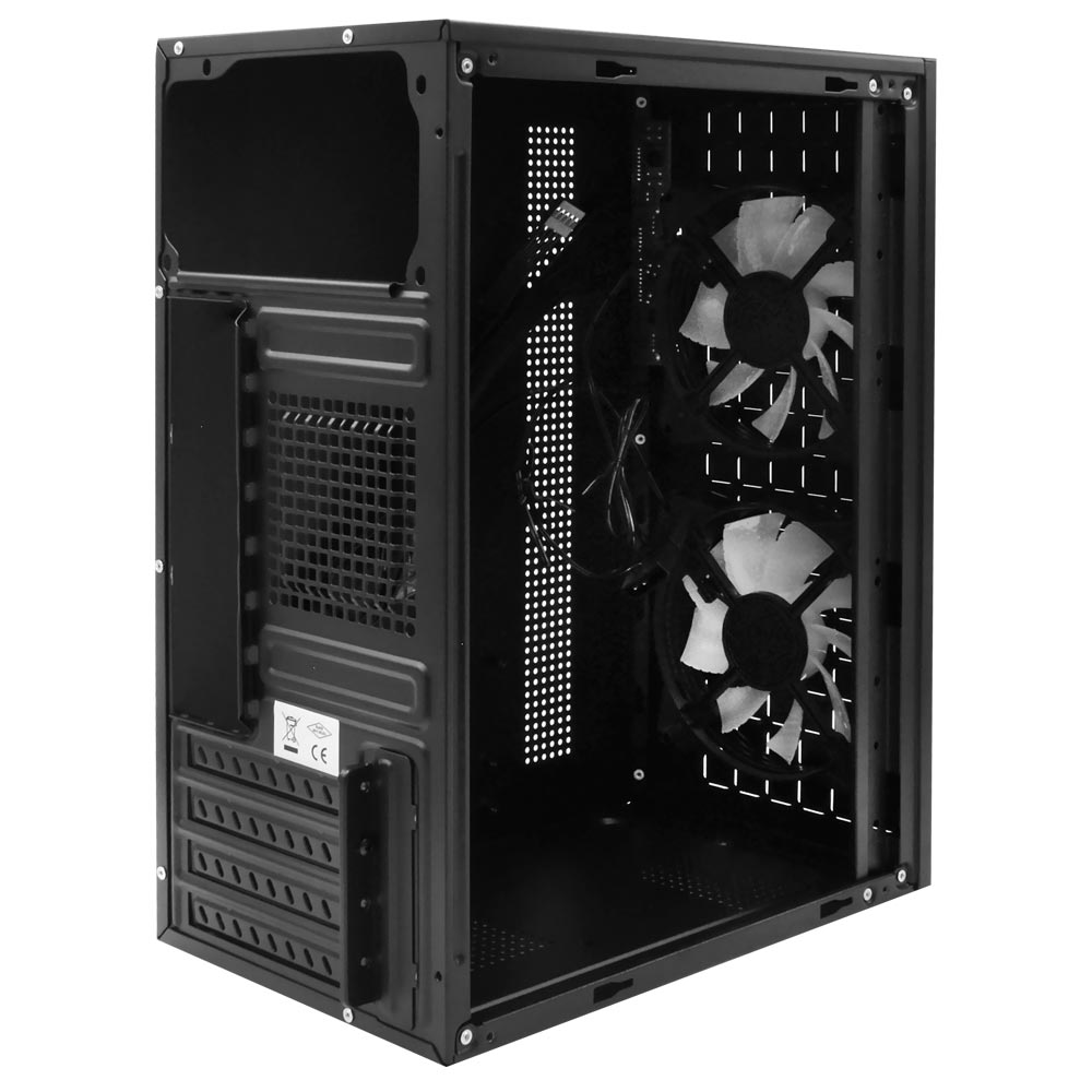 Gabinete Linkworld VC-18M05 Mini ATX / 2 Cooler - Preto