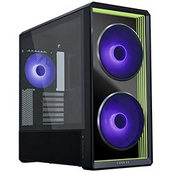 Gabitene Gamer Lian Li Lancool 217 Inf Mid Tower / 3 Cooler / ARGB - Preto
