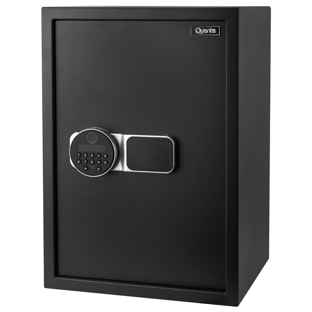 Cofre Digital Quanta QTCFB43 com Biometria 43L - Preto