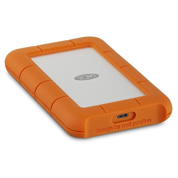 HD Externo de 1TB Lacie Rugged STFR1000800 - 2.5" - Prata