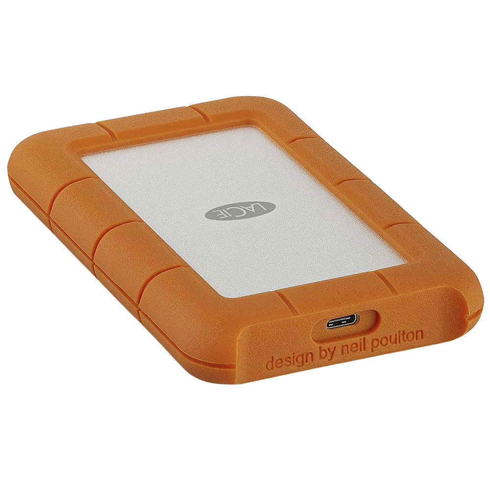 HD Externo Lacie 1TB Rugged 2.5" STFR1000800 - Prata