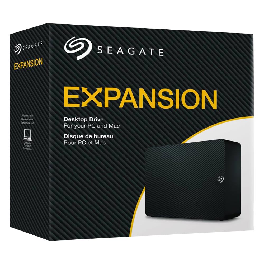 HD Externo Seagate 24TB Expansion 3.5" STKP24000400 - Preto