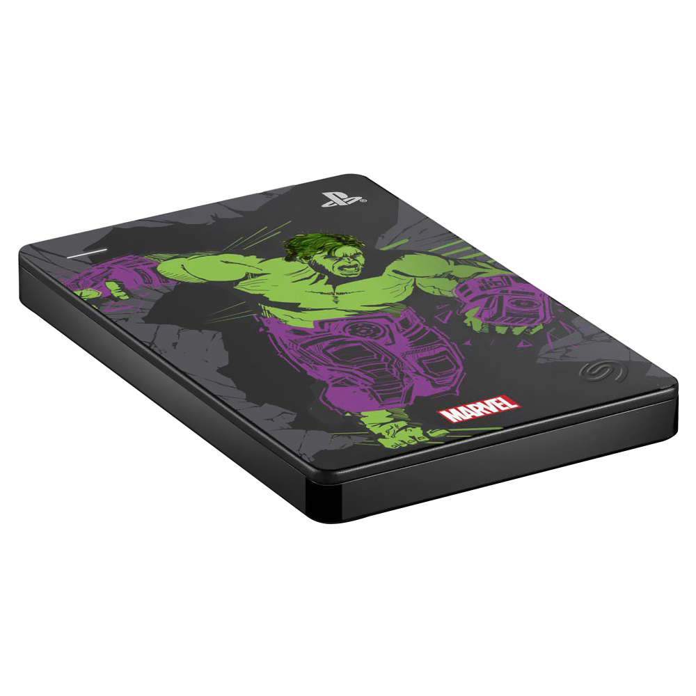HD Externo Seagate 2TB Gaming Avengers Hulk PS4 2.5" STGD2000105 - Preto