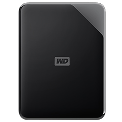 HD Externo Western Digital 4TB WD Elements SE 2.5" WDBJRT0040BBK-WESN - Preto  