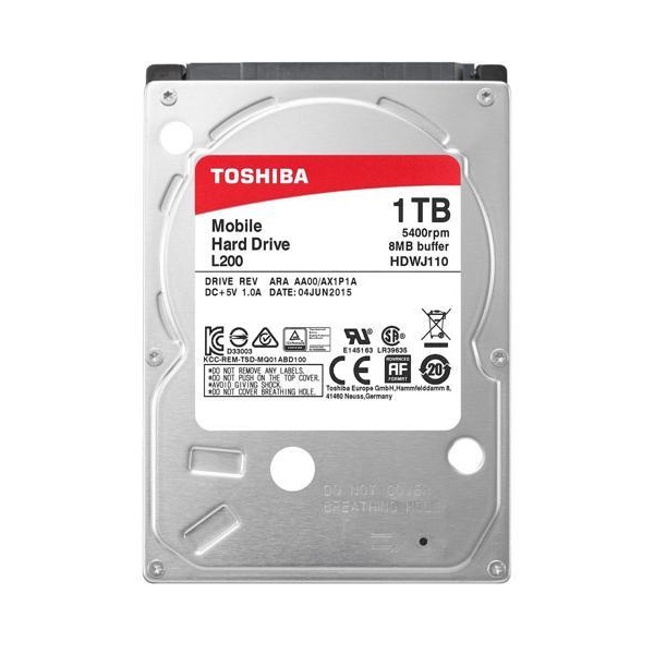 HD para Notebook Toshiba 1TB 2.5" SATA 3 - HDWL110UZSVA