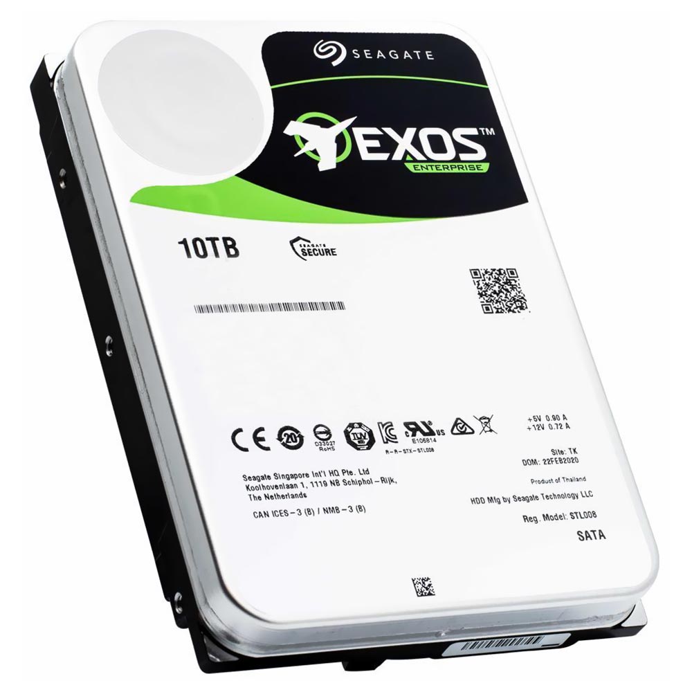 HD Seagate 10TB Exos X18 Enterprise 3.5" SATA 3 7200RPM - ST10000NM018G