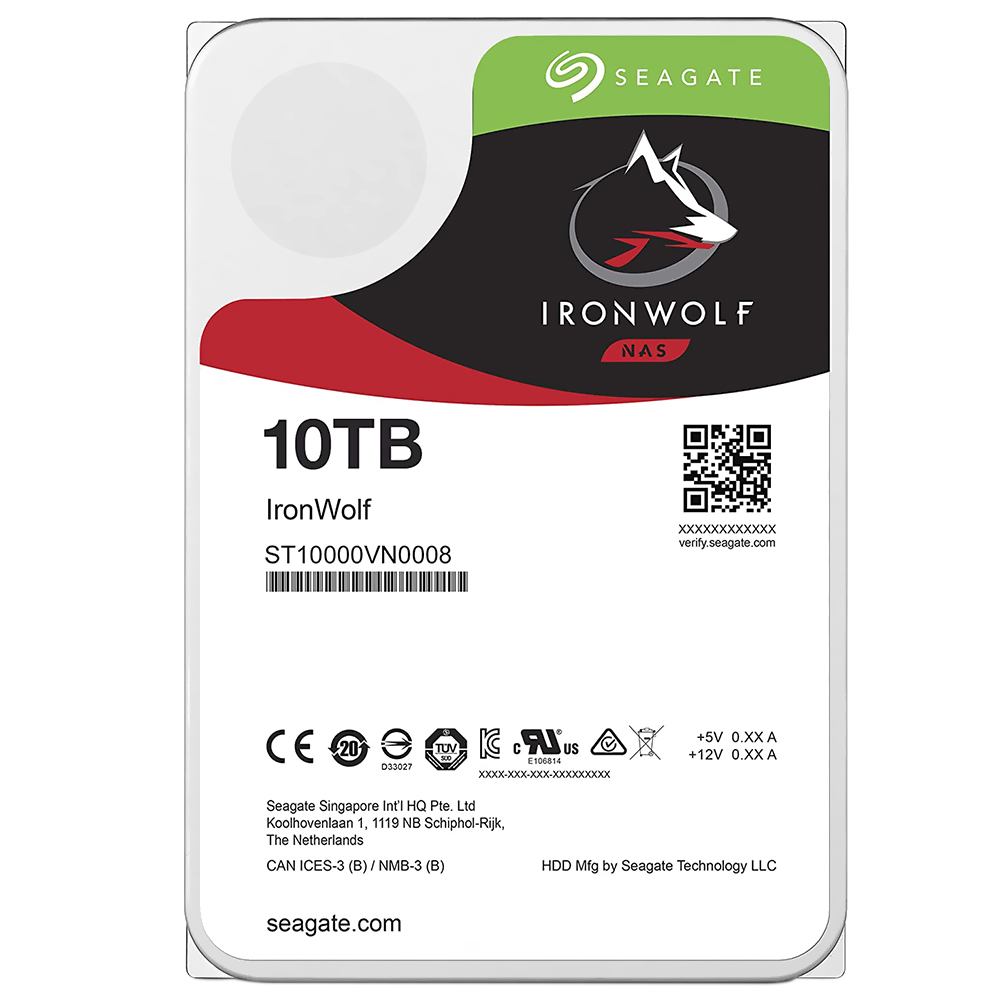 HD Seagate 10TB Iron Wolf Nas 3.5" SATA 3 7200RPM -  ST10000VN0008