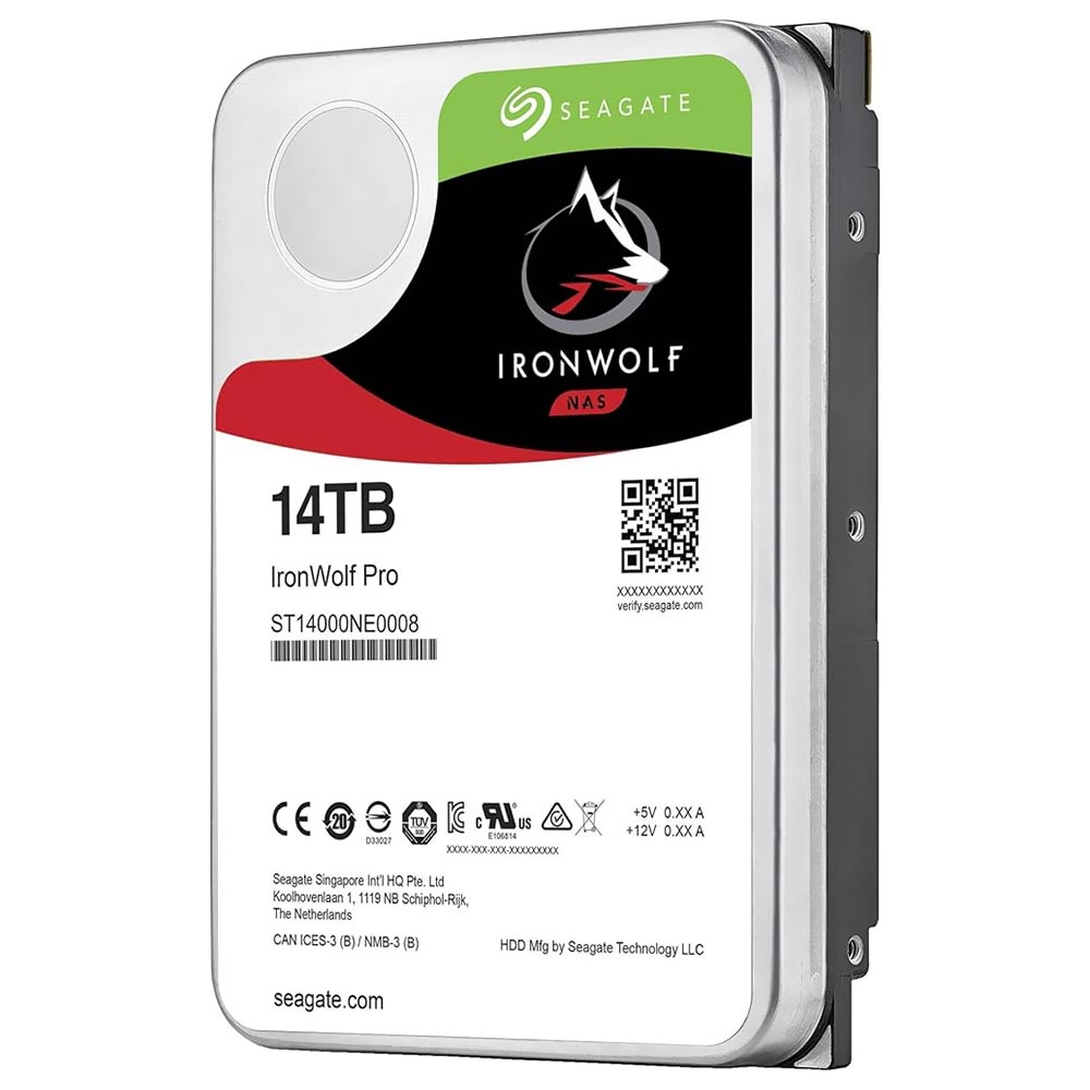 HD Seagate 14TB Iron Wolf Pro Nas 3.5" SATA 3 7200RPM - ST14000NE0008