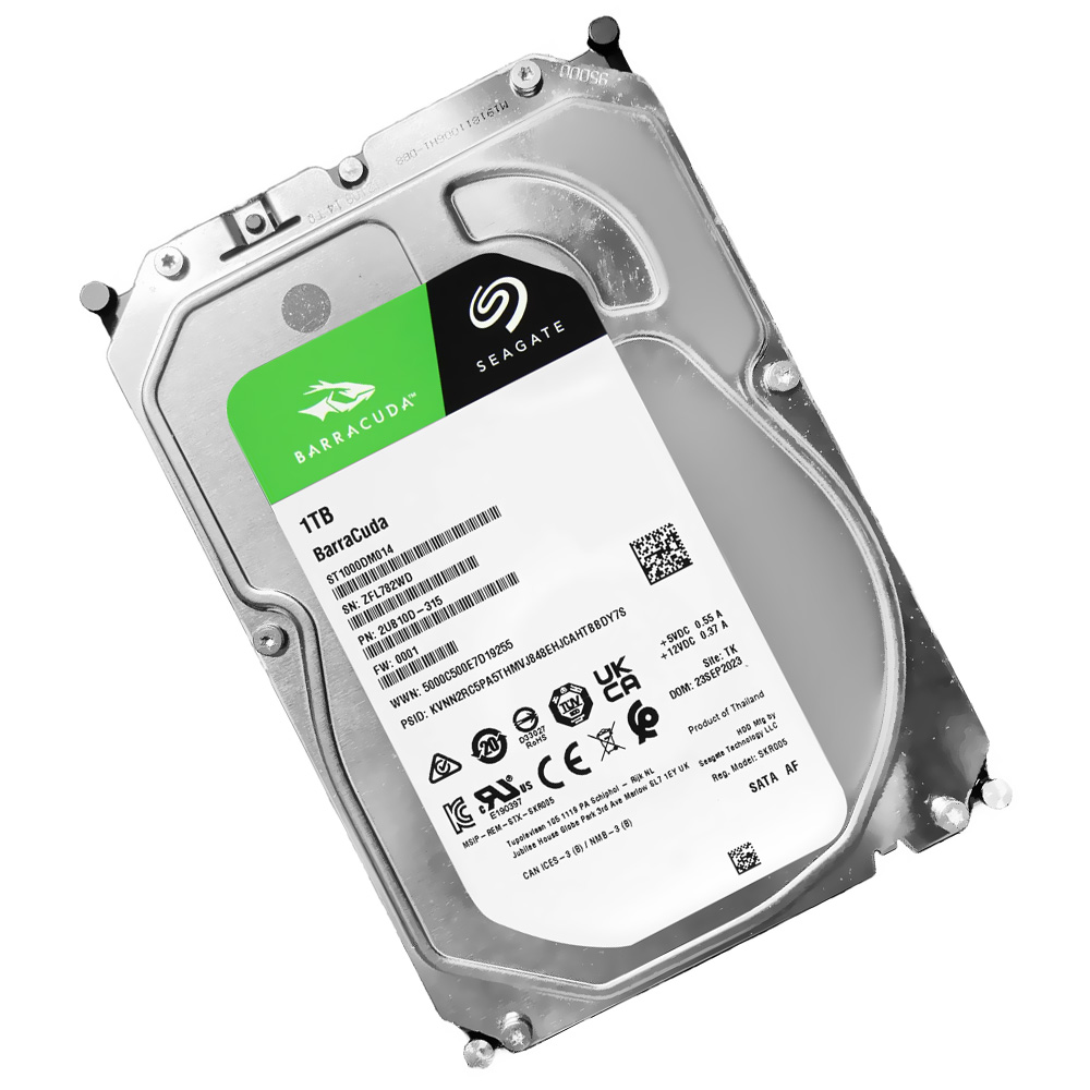 HD Seagate 1TB BarraCuda 3.5" SATA 3 7200RPM - ST1000DM014 (GARANTIA BR)