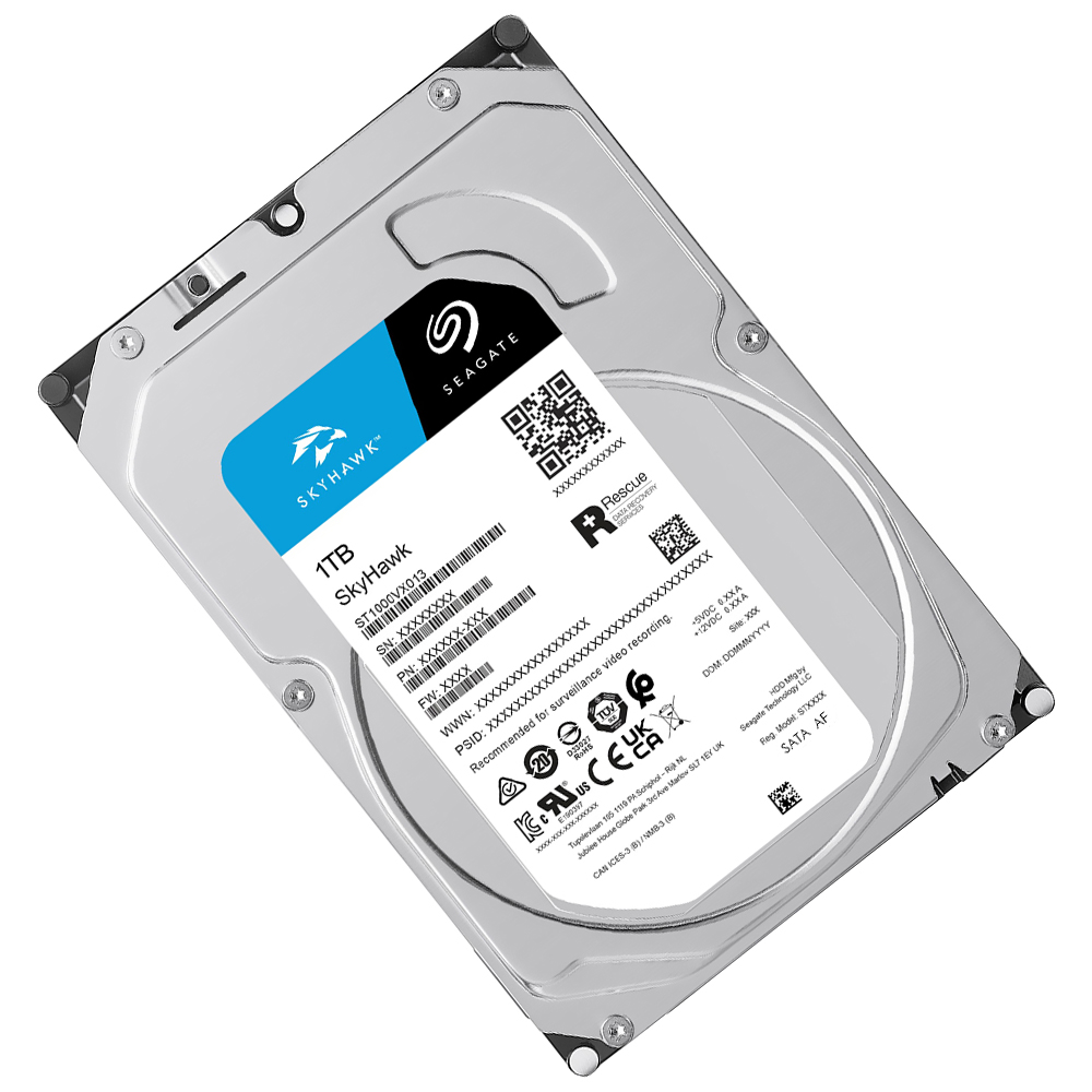 HD Seagate 1TB SkyHawk Surveillance 3.5" SATA 3 5400RPM - ST1000VX013