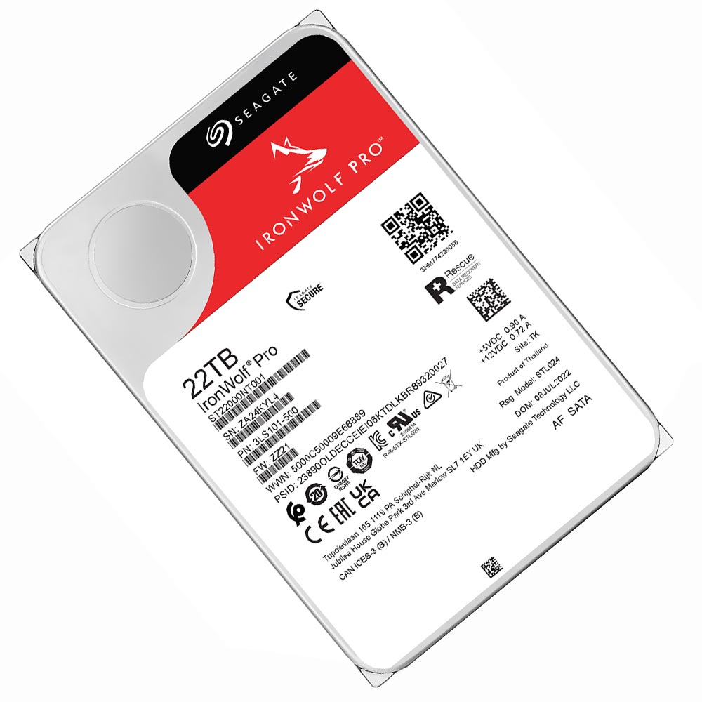 HD Seagate 22TB Iron Wolf Pro 3.5" SATA 3 7200RPM - ST22000NT001 (GARANTIA BR)