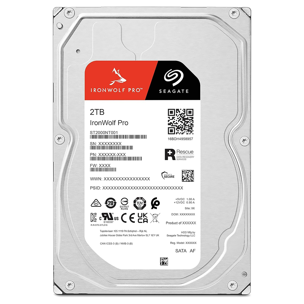 HD Seagate 2TB Iron Wolf 3.5" SATA 3 7200RPM - ST2000NT001 (GARANTIA BR)