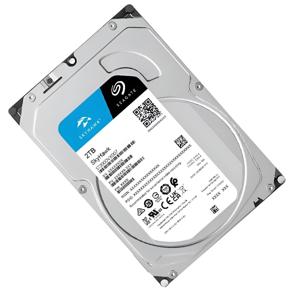 HD Seagate 2TB SkyHawk Lite 3.5" SATA 3 5900RPM - ST2000VX007