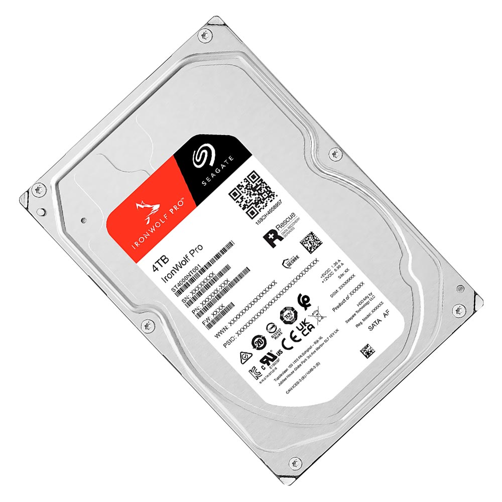 HD Seagate 4TB Iron Wolf Pro 3.5" SATA 3 7200RPM - ST4000NT001 (GARANTIA BR)