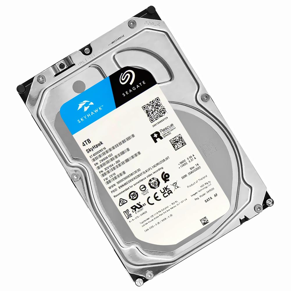 HD Seagate 4TB SkyHawk 3.5" SATA 3 5400RPM - ST4000VX016 (GARANTIA BR)
