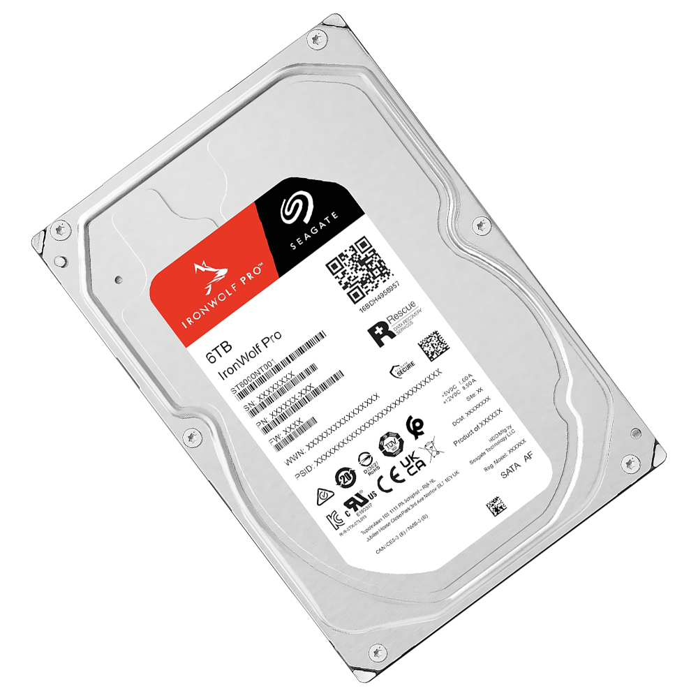 HD Seagate 6TB Iron Wolf Pro 3.5" SATA 3 7200RPM - ST6000NT001 (GARANTIA BR)
