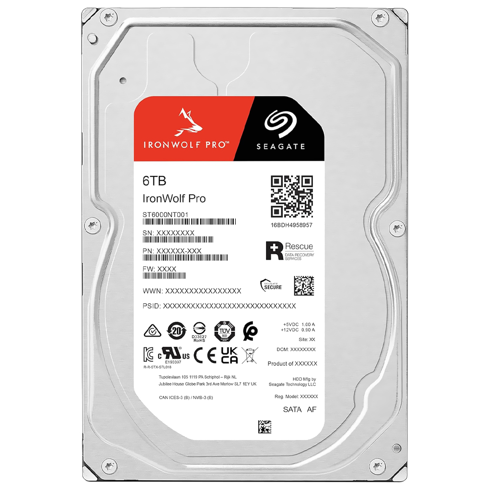 HD Seagate 6TB Iron Wolf Pro 3.5" SATA 3 7200RPM - ST6000NT001