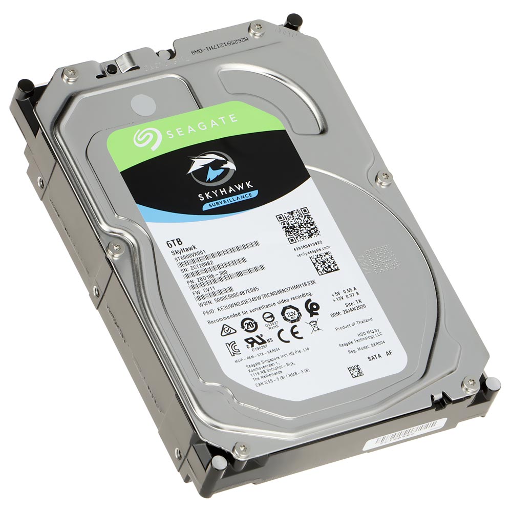 HD Seagate 6TB SkyHawk Surveillance 3.5" SATA 3 7200RPM - ST6000VX001 (GARANTIA BR)