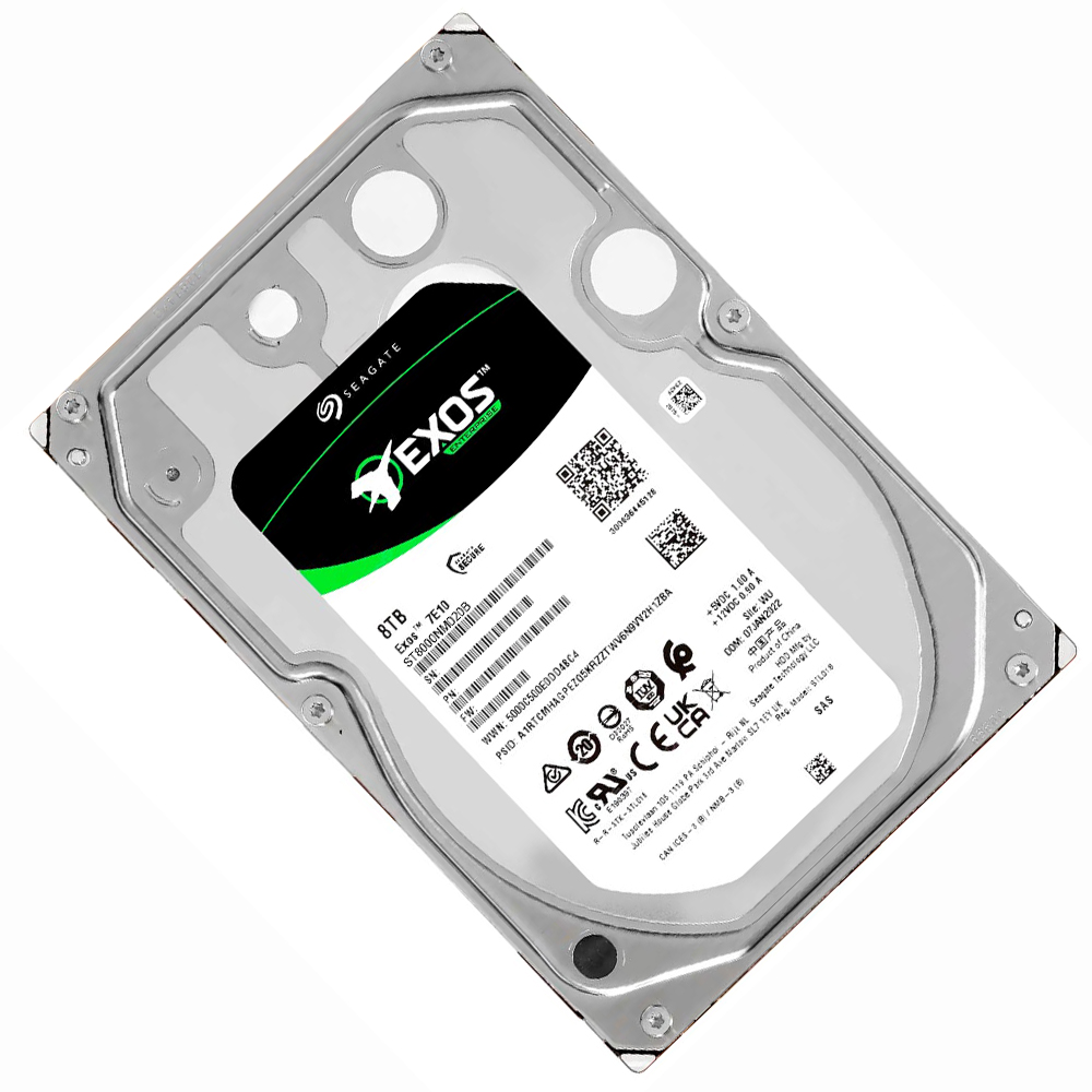 HD Seagate 8TB Exos 7E10 Enterprise 3.5" SAS 7200RPM - ST8000NM020B (GARANTIA BR)