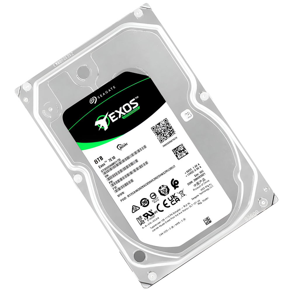 HD Seagate 8TB Exos 7E10 Enterprise 3.5" SATA3 7200RPM - ST8000NM017B