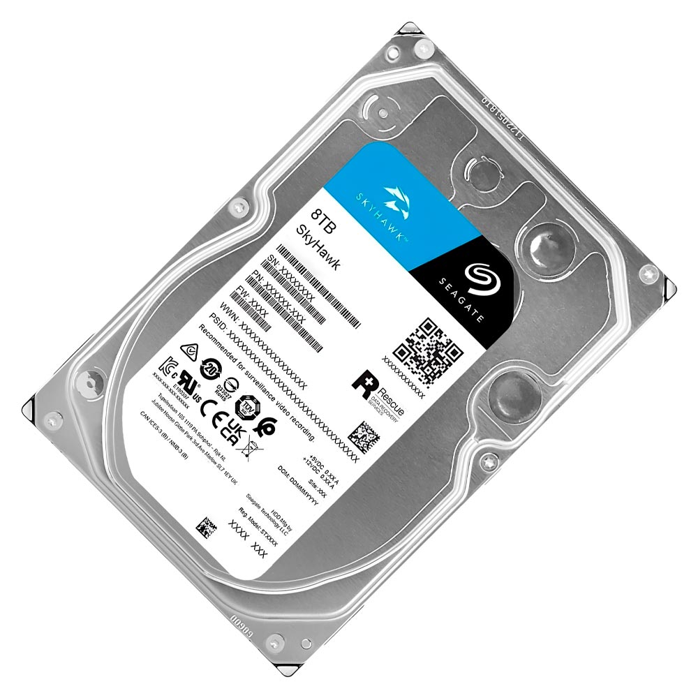 HD Seagate 8TB SkyHawk AI Surveillance 3.5" SATA 3 7200RPM - ST8000VE001 (GARANTIA BR)