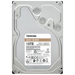 HD Toshiba 10TB N300 Nas 3.5" SATA 3 7200RPM - HDWG71AXZSTB