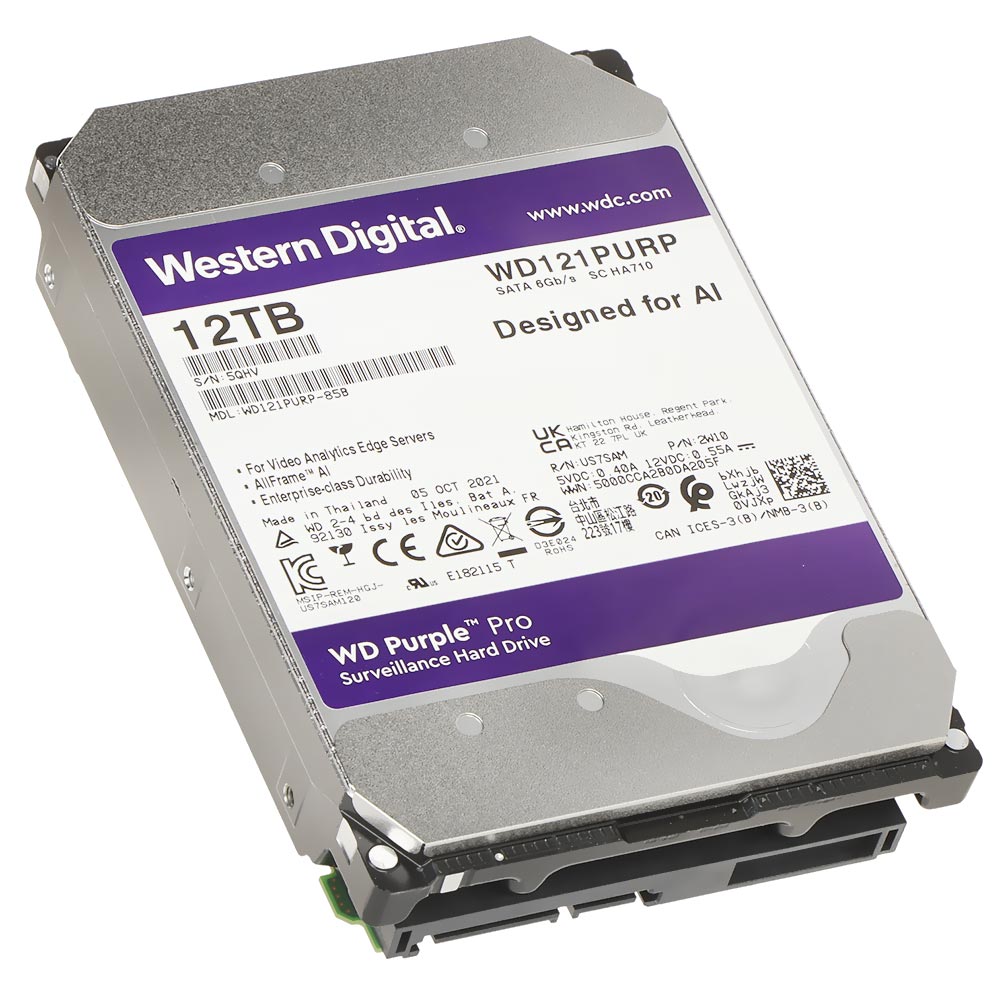 WD Purple Pro WD121PURP - Disque dur - 12 To - interne - 3.5