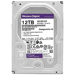 HD Western Digital 12TB WD Purple Pro 3.5" SATA 3 7200RPM - WD122PURP (GARANTIA BR)