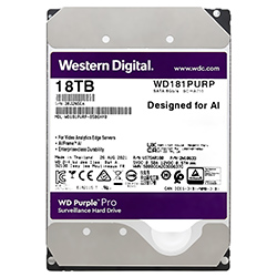 HD Western Digital 18TB WD Purple Pro 3.5" SATA 3 7200RPM -  WD181PURP 