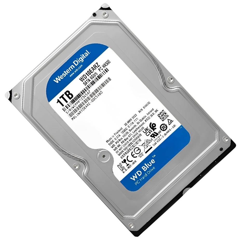 HD Western Digital 1TB WD Blue 3.5" SATA 3 5400RPM - WD10EARZ (GARANTIA BR)