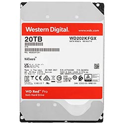 HD Western Digital 20TB WD Red Pro Nas 3.5" SATA 3 7200RPM - WD202KFGX (GARANTIA BR)