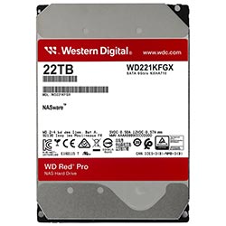 HD Western Digital 22TB WD Red Pro Nas 3.5" SATA 3 7200RPM - WD221KFGX