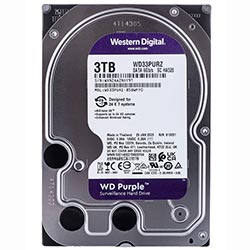 HD Western Digital 3TB WD Purple 3.5" SATA 3 5400RPM - WD33PURZ (GARANTIA BR)