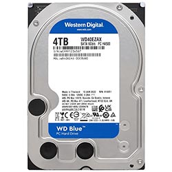 HD Western Digital 4TB WD Blue 3.5" SATA 3 5400RPM - WD40EZAX