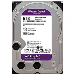 HD Western Digital 6TB WD Purple 3.5" SATA 3 5400RPM - WD64PURZ