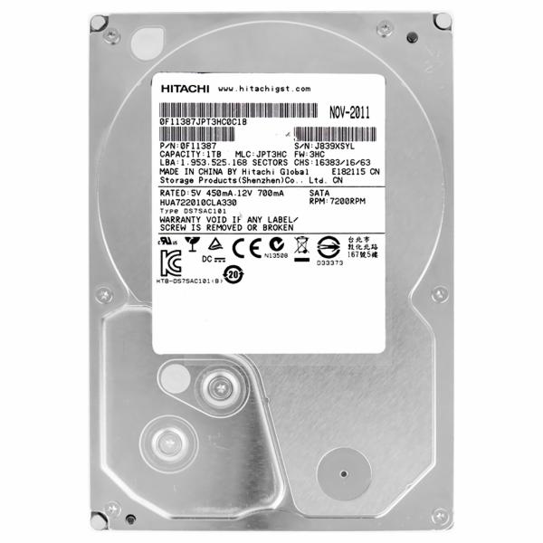 HD Hitachi HGST 1TB 3.5" SATA 2 7200RPM Pull - HUA722010CLA330