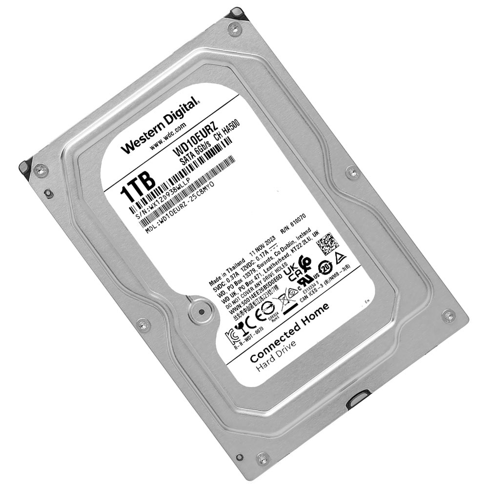 HD Western Digital 1TB WD 3.5" SATA 3 7200RPM Pull - WD10EURZ