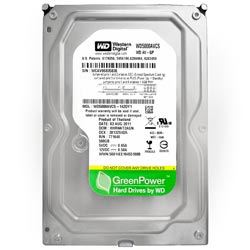 HD Western Digital 500GB WD Green 3.5" SATA 2 7200RPM Pull - WD5000AVCS