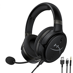 FONE C/ MIC. HYPERX HX-HSCOS-GM/WW CLOUD ORBIT S USB +3.5MM 7.1 GAMING PRETO 