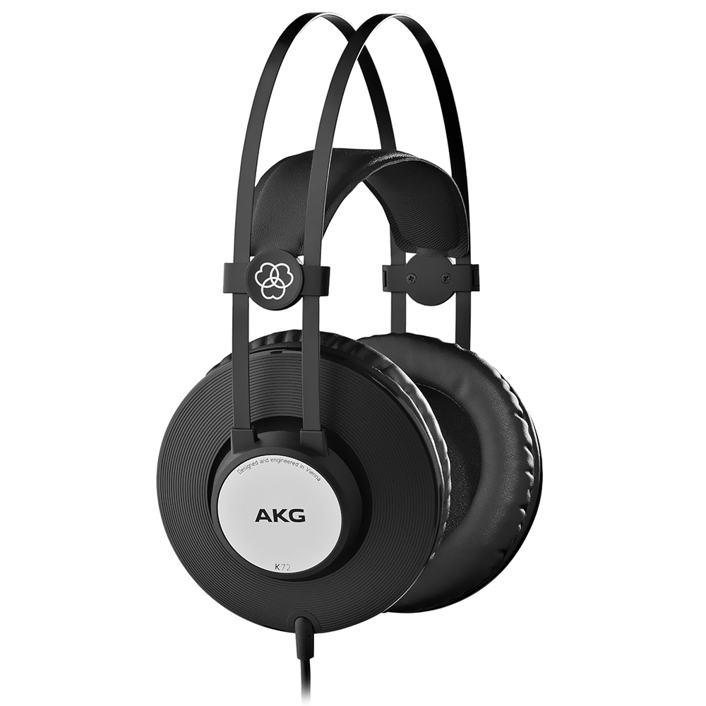 Fone de Ouvido AKG Harman K72 Closed-Back Headphones / Com Fio - Preto