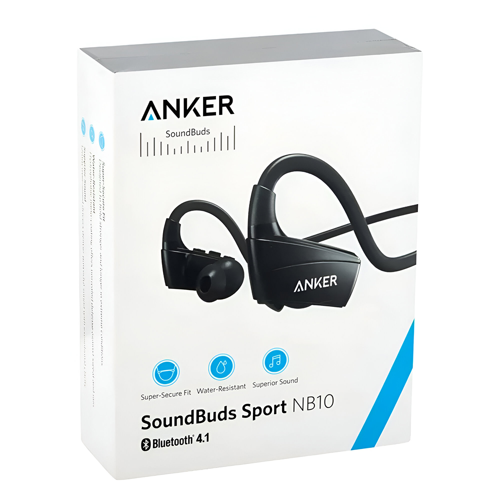 Fone de Ouvido Anker Soundbuds Sport NB10 A3260 / Bluetooth - Preto