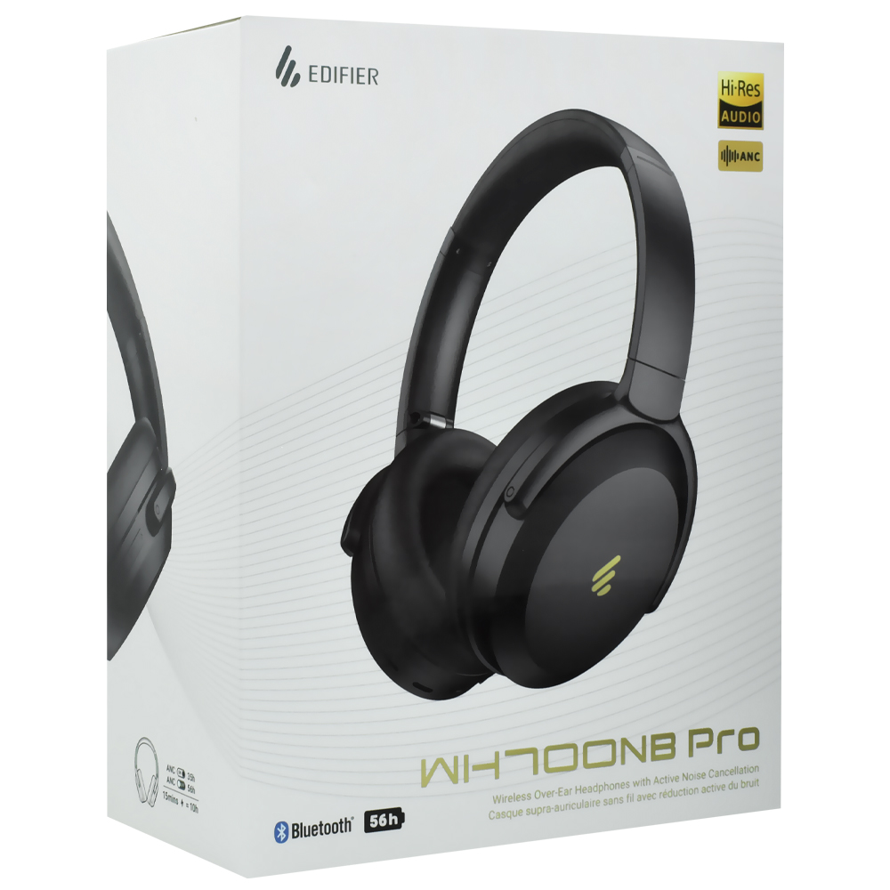 Fone de Ouvido Edifier WH700NB Pro Over-Ear Headphones / Bluetooth - Preto