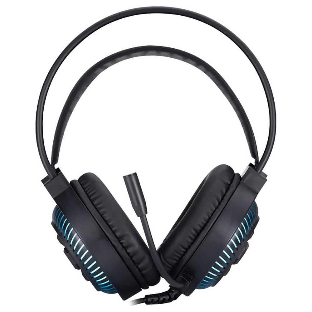 Fone de Ouvido HP DHE-8001U Stereo Headset / LED / Com Fio - Preto