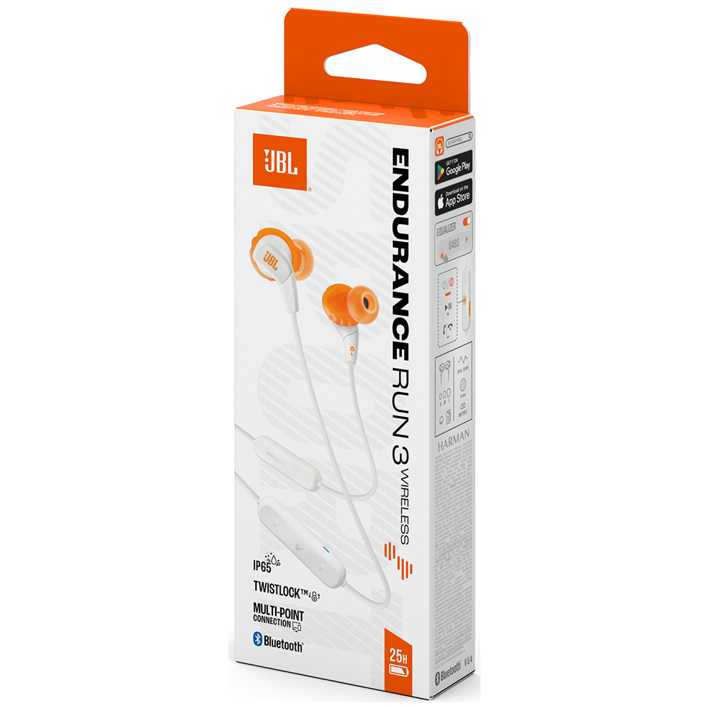 Fone de Ouvido JBL Endurance RUN3 / Bluetooth - Branco