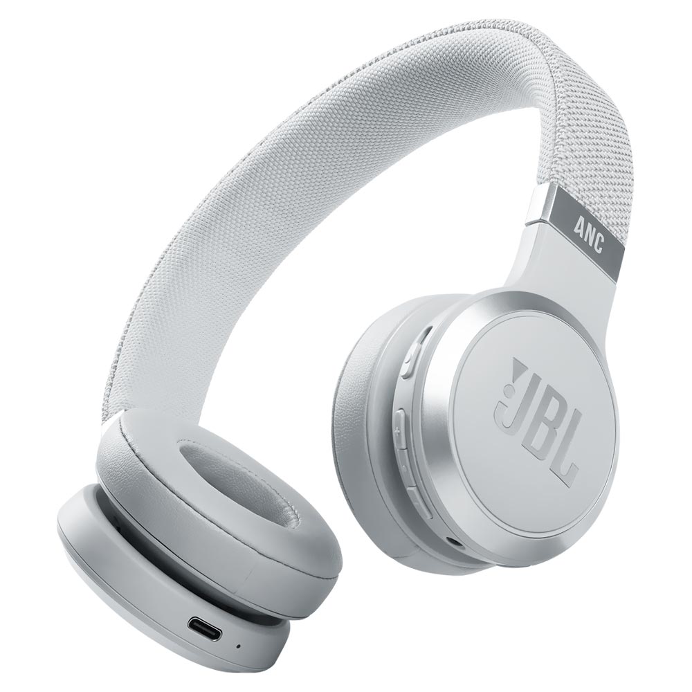 Fone de Ouvido JBL Live 460NC / Bluetooth - Branco