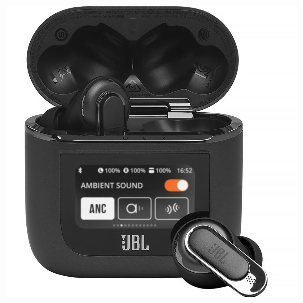 Fone de Ouvido JBL Tour Pro 2 Perfec Fit TWS / Bluetooth - Preto