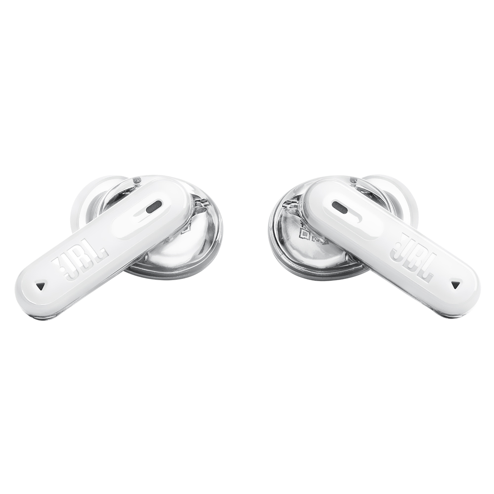 Fone de Ouvido JBL Tune Beam2 Perfect Fit TWS / Bluetooth - Ghost Branco