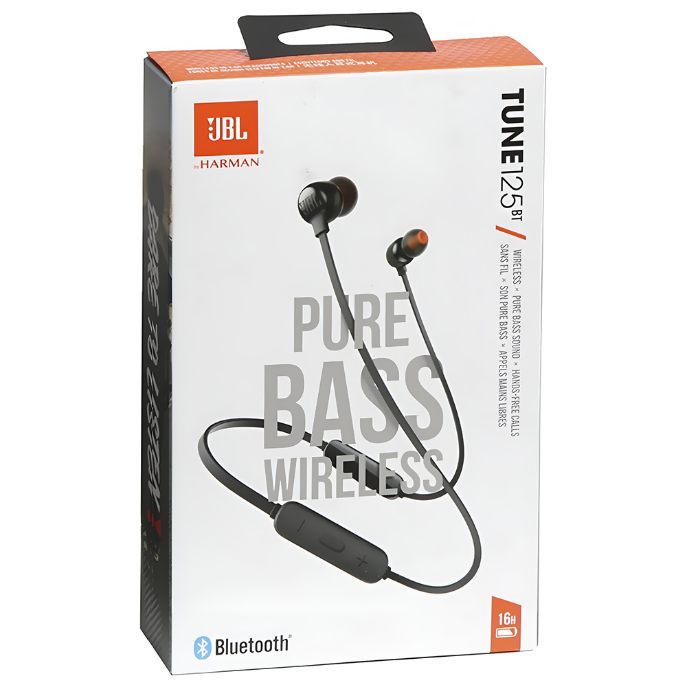 Fone de Ouvido JBL Tune T125BT / Bluetooth - Preto