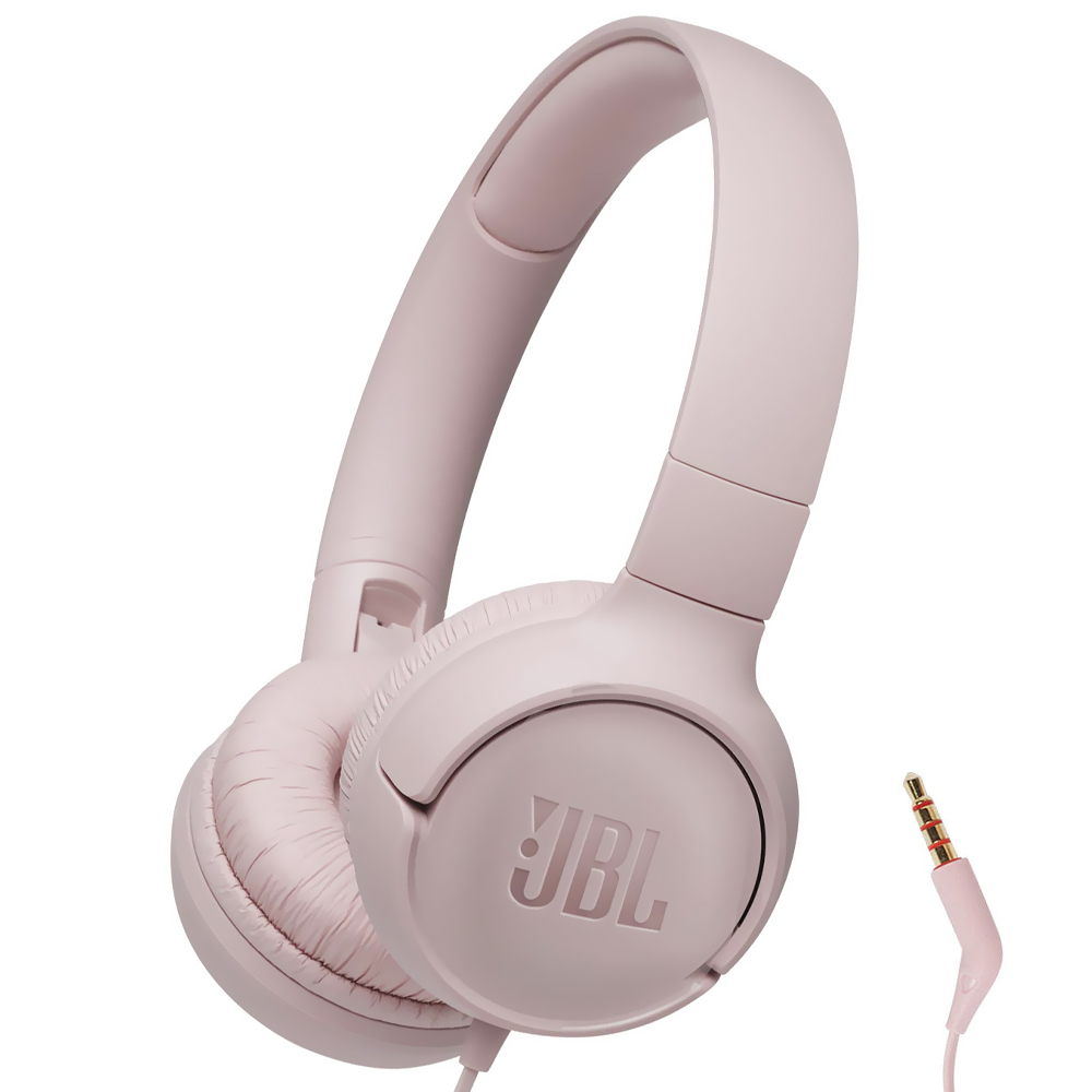 Fone de Ouvido JBL Tune T500 Pure Bass / Bluetooth - Rosa